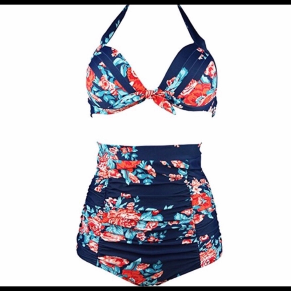 High waisted bikini